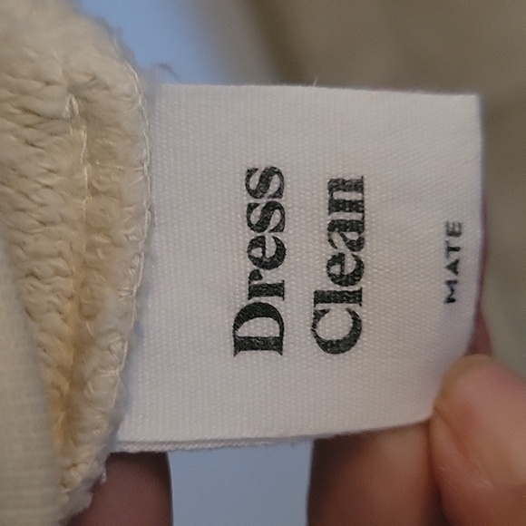 Mate the Label Crew Neck Pullover XS / S Oversize in Bone - Picture 6 of 7